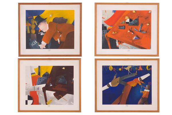 EMILIO TADINI - Four lithographs