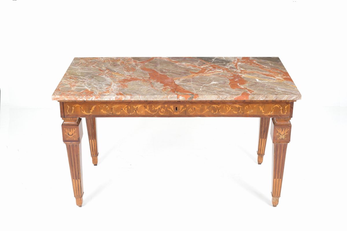 Coppia di consolle Luigi XVI