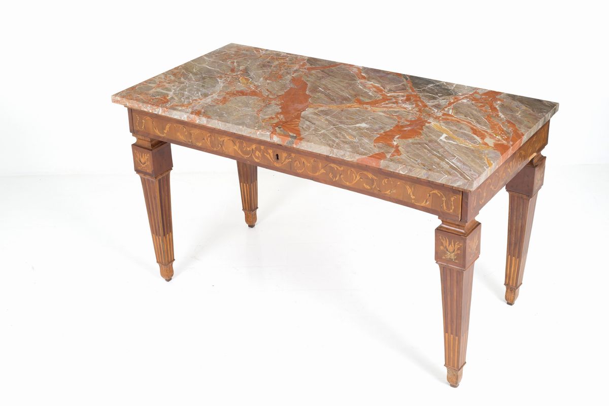 Coppia di consolle Luigi XVI