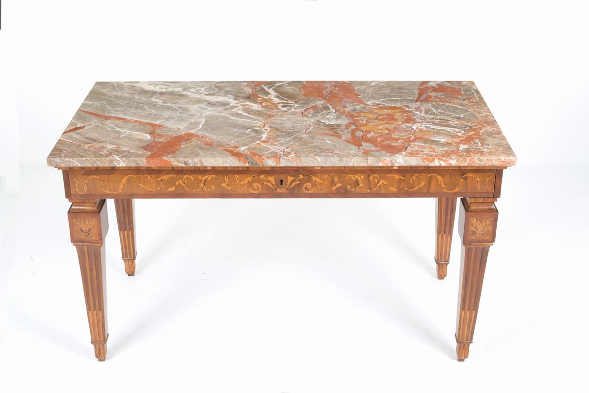 Coppia di consolle Luigi XVI