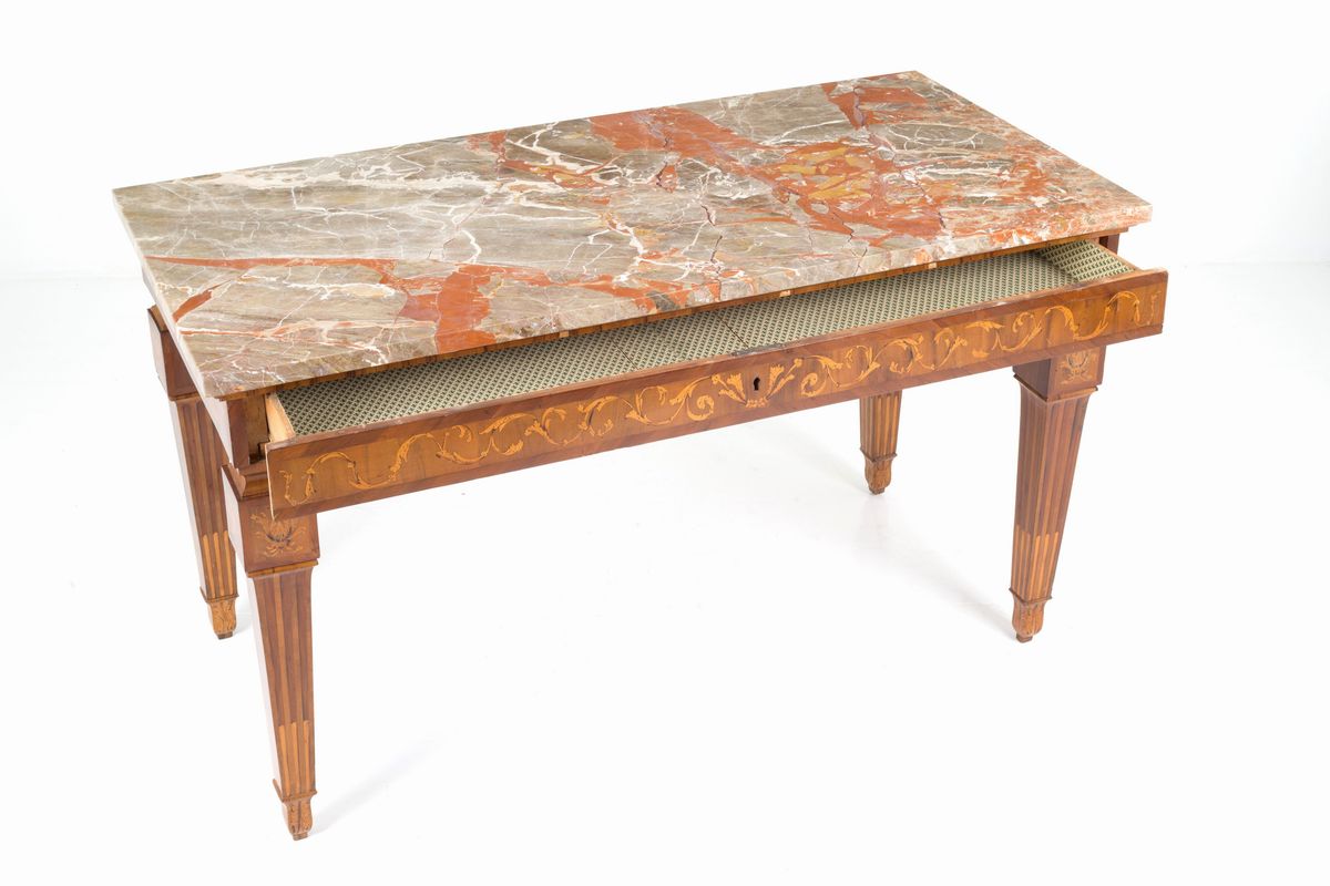 Coppia di consolle Luigi XVI