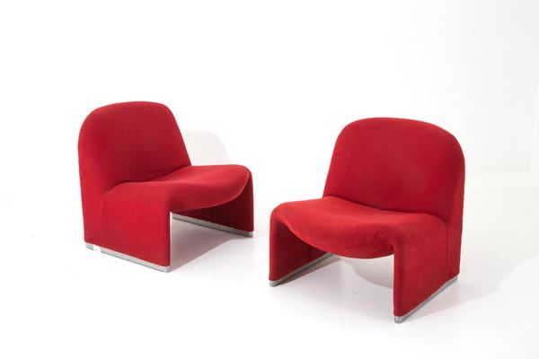 GIANCARLO PIRETTI - Pair of Alky armchairs for ANONIMA CASTELLI