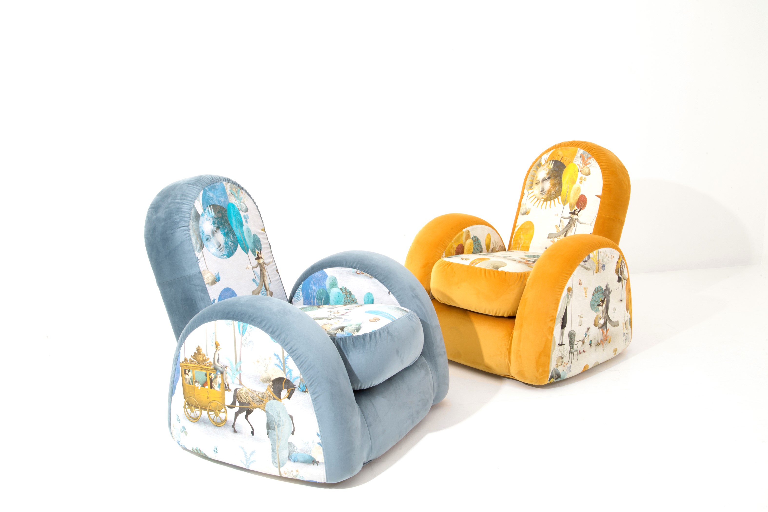 Georges Sowden - Due Poltrone Savoy per Bedding Brevetti