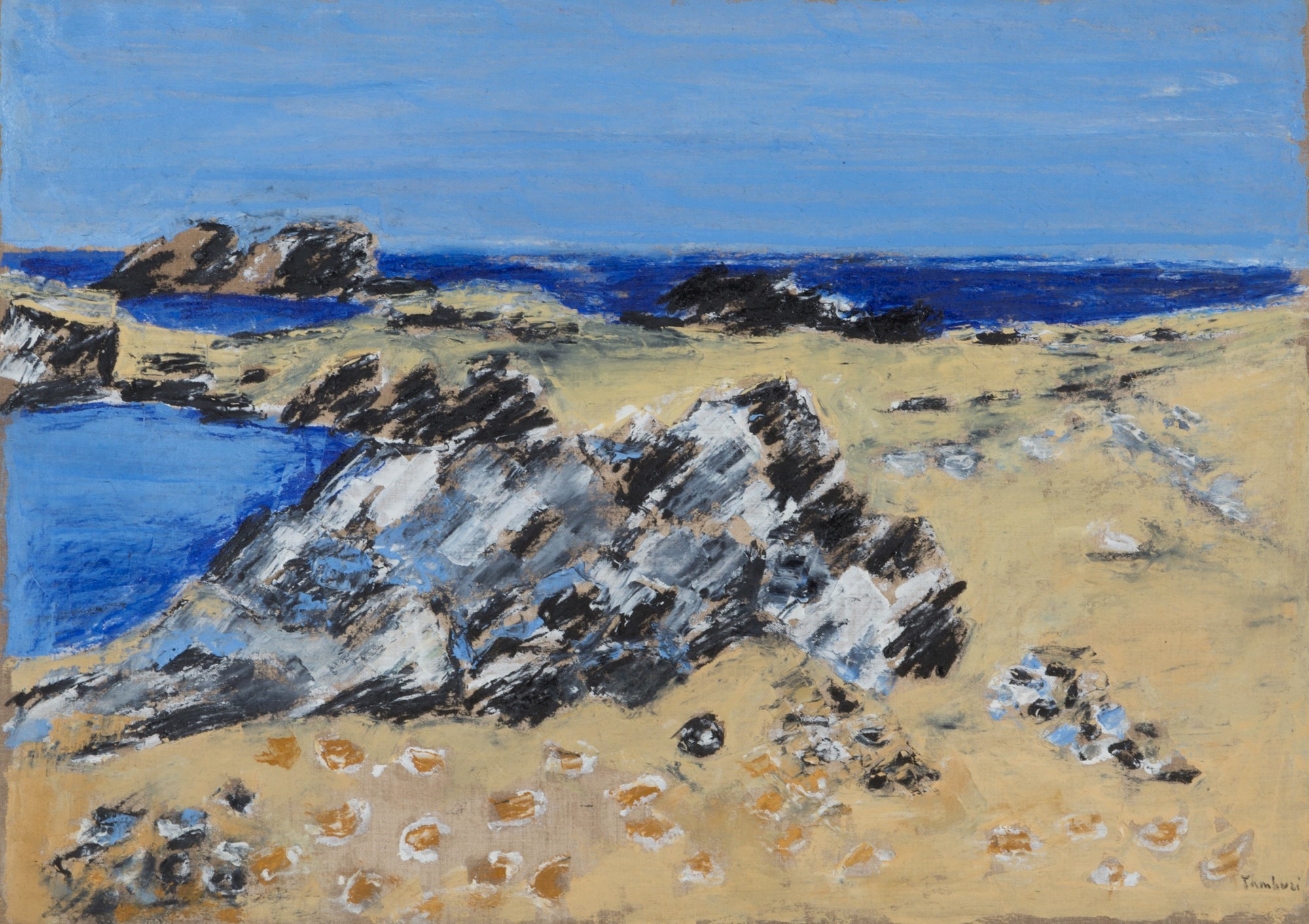 Tamburi Orfeo - Dipinto ''le Rocce in Calabria''