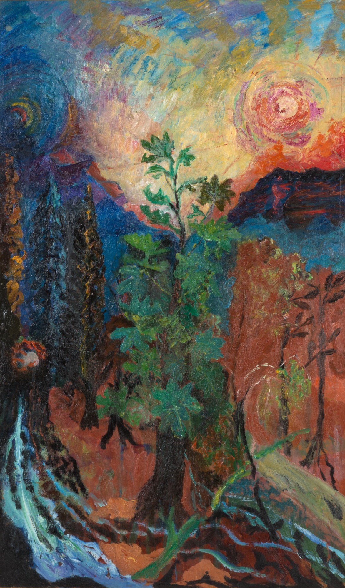 Antonietta Raphael Mafai - Dipinto ''quarto Giorno della Creazione''