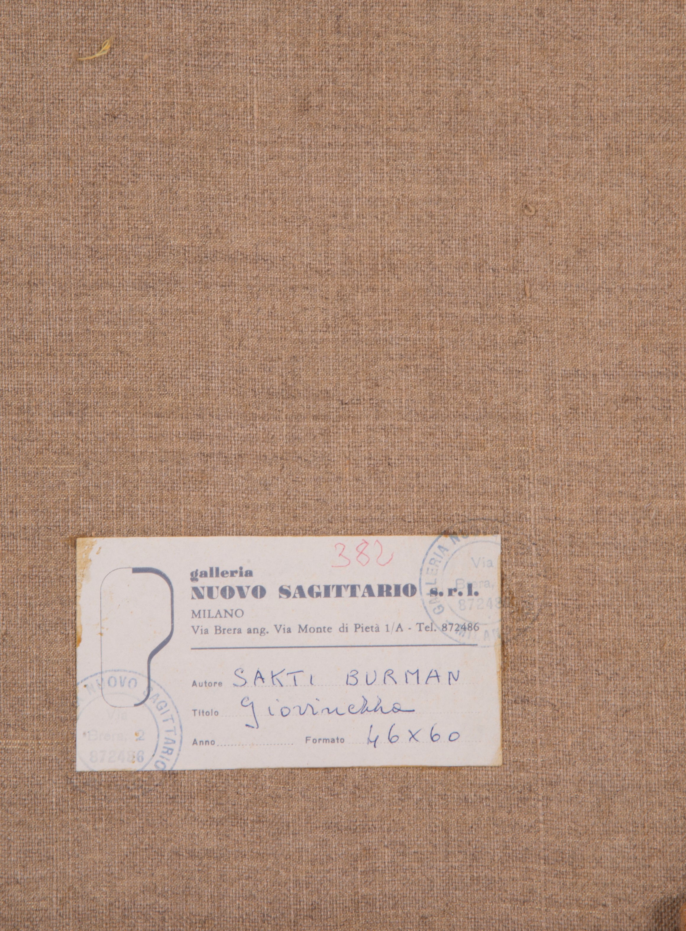 Sakti Burman - Dipinto "giovinezza"