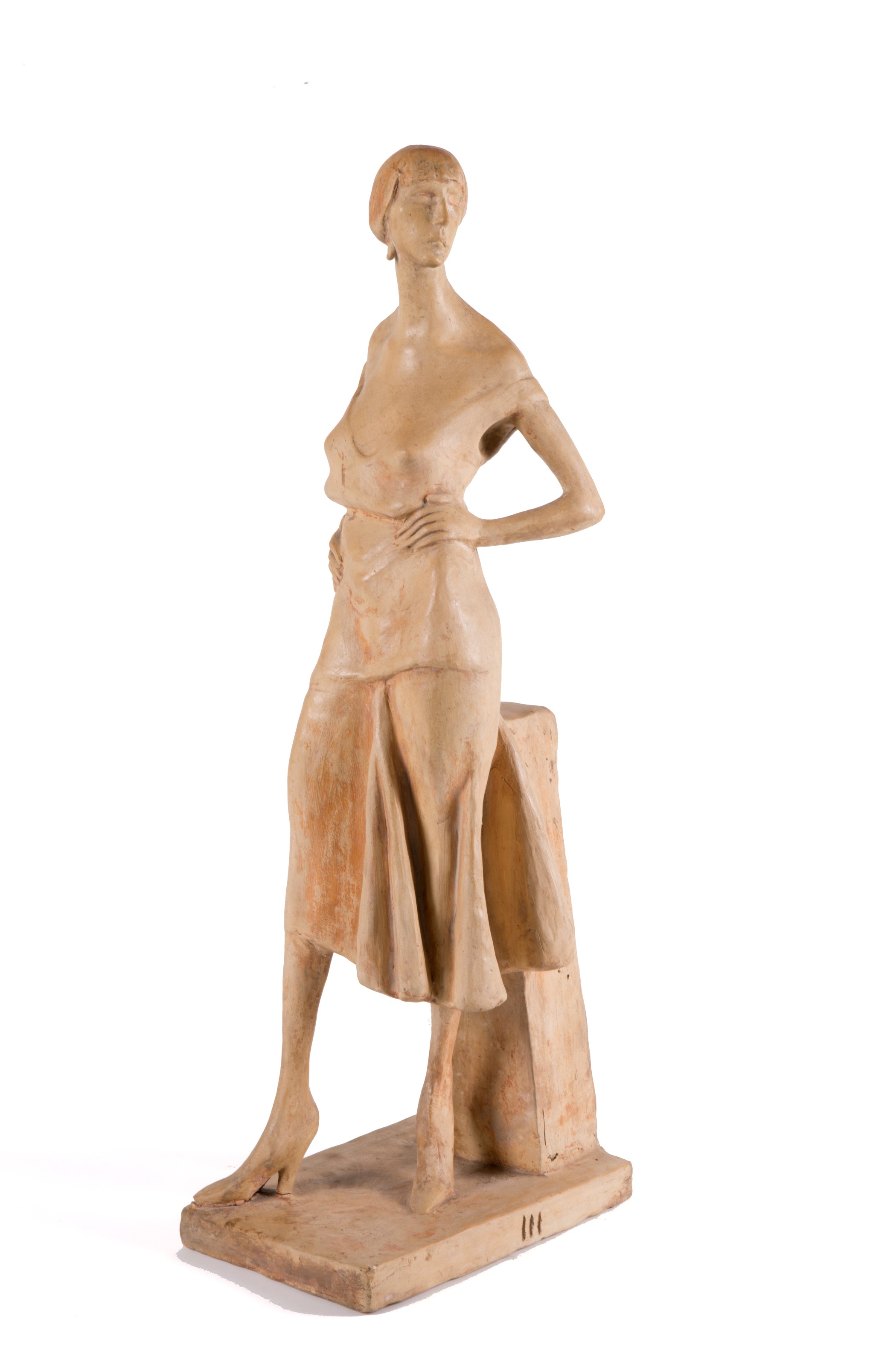 Enrico Mazzolani - Scultura in Terracotta "figura Femminile"
