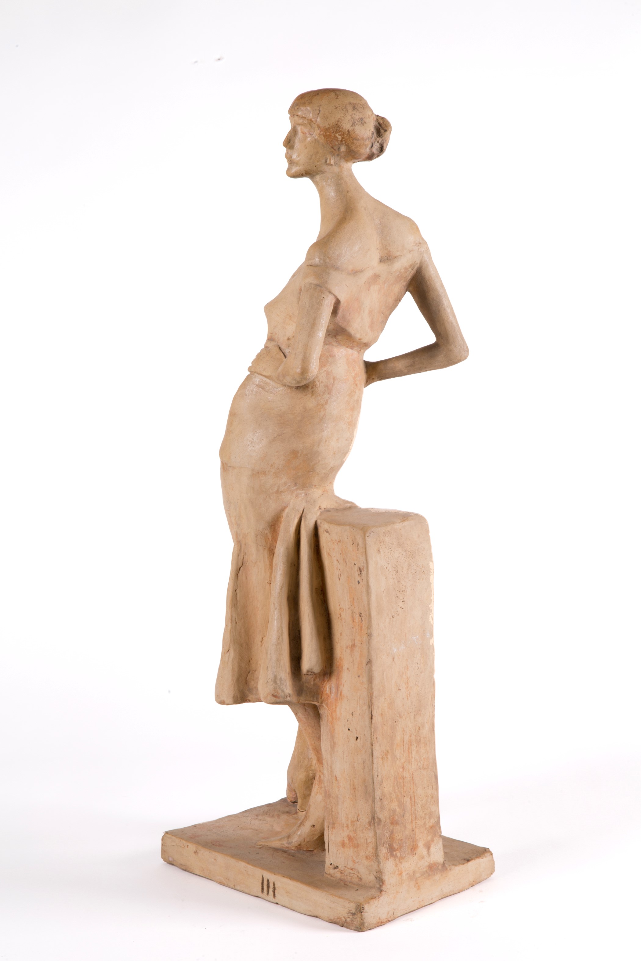 Enrico Mazzolani - Scultura in Terracotta "figura Femminile"