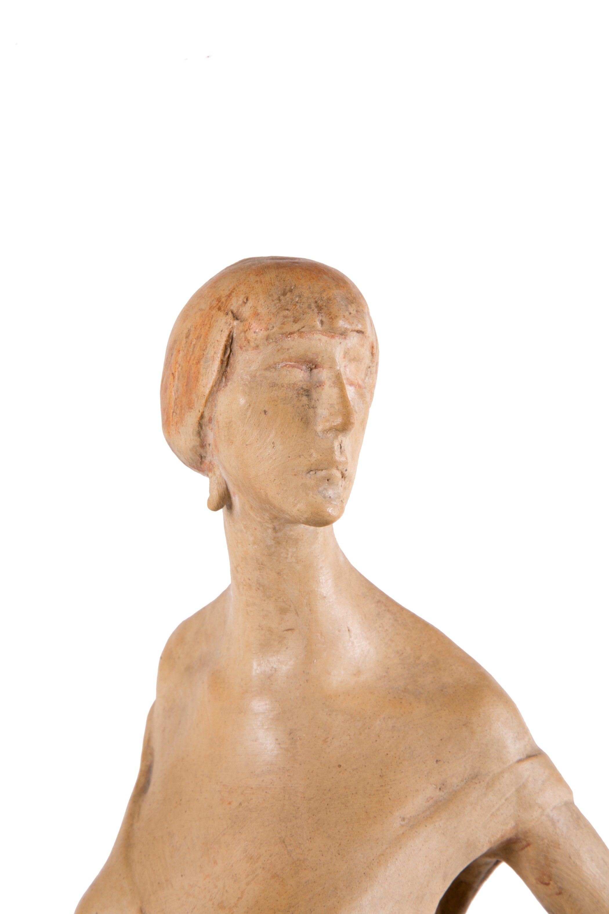 Enrico Mazzolani - Scultura in Terracotta "figura Femminile"