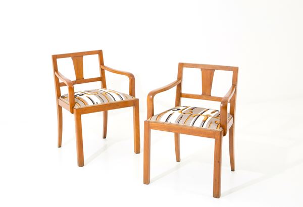 Pair of Art Deco armchairs