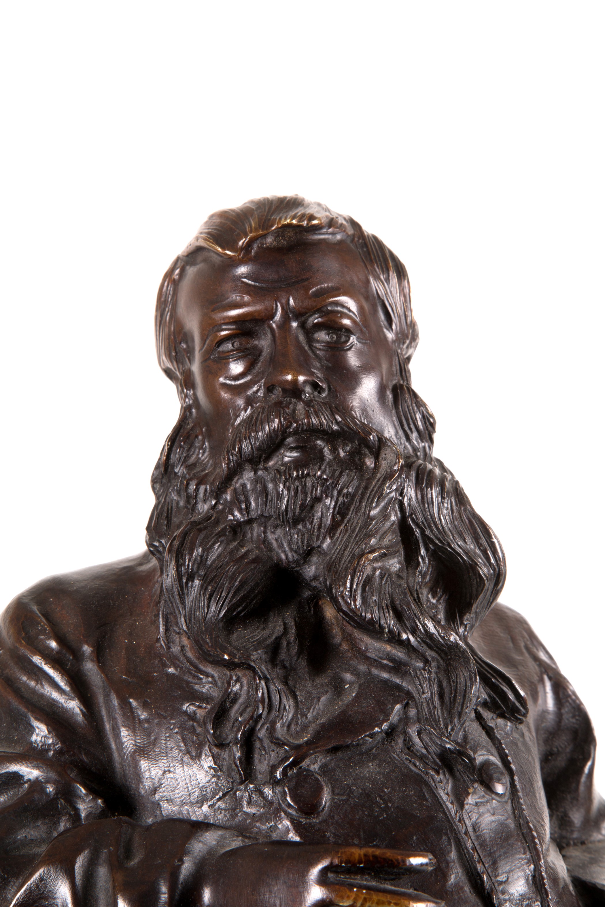 Scultura "PITTORE CON TAVOLOZZA"