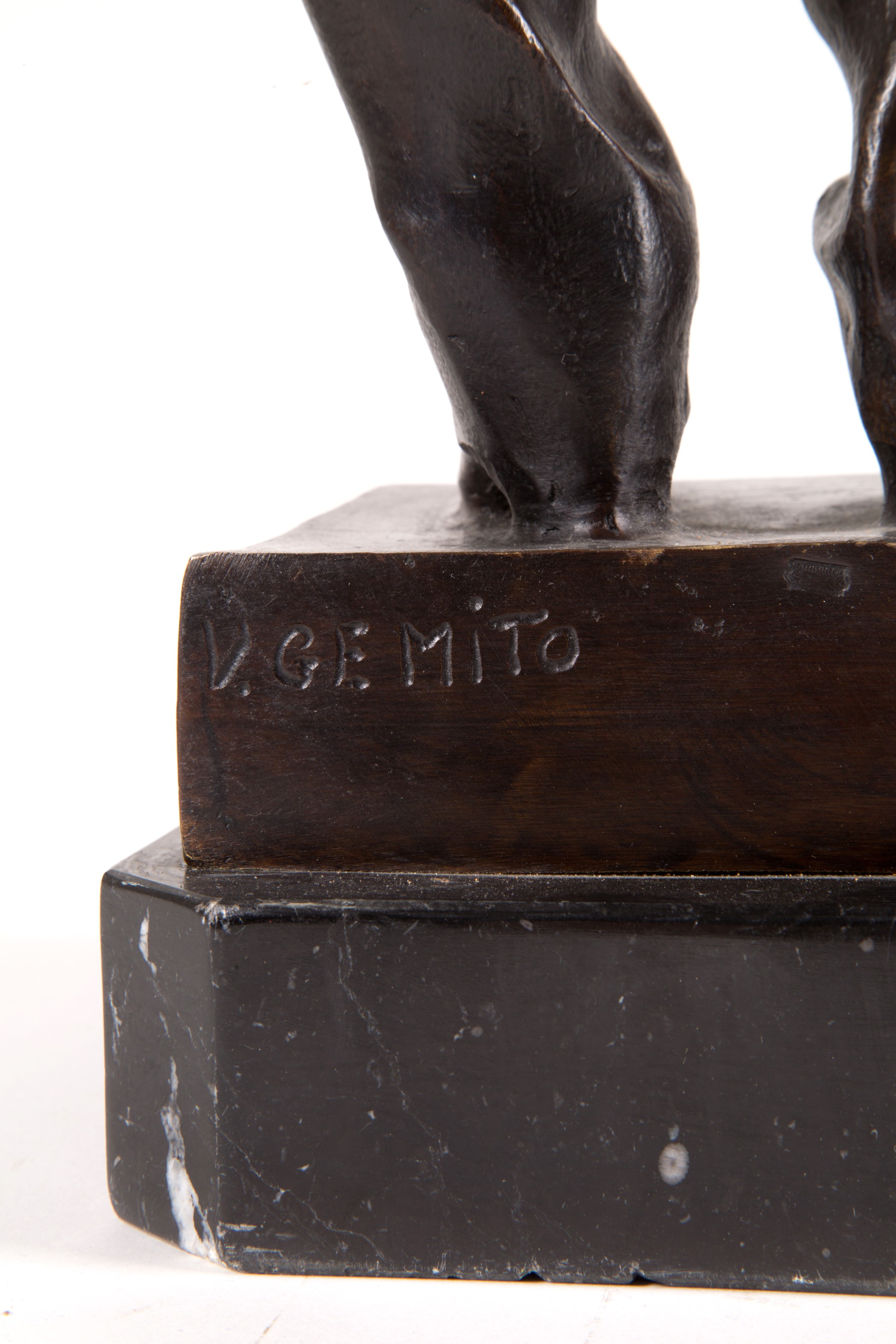 Scultura "PITTORE CON TAVOLOZZA"