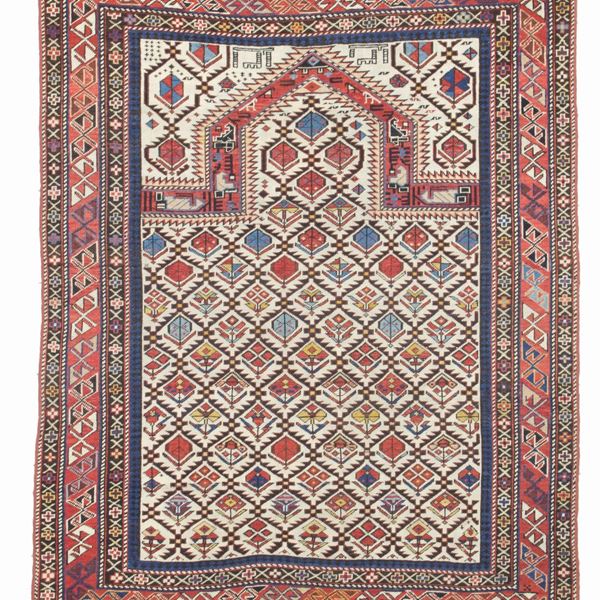 Dagestan rug. Dated 1301. Caucasus