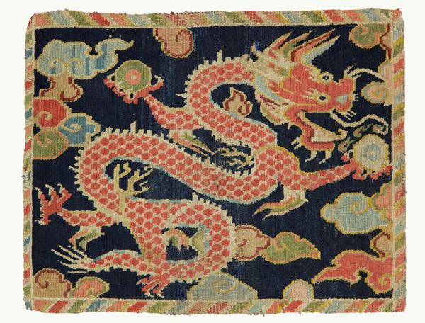 Tappeto Tibet disegno a drago