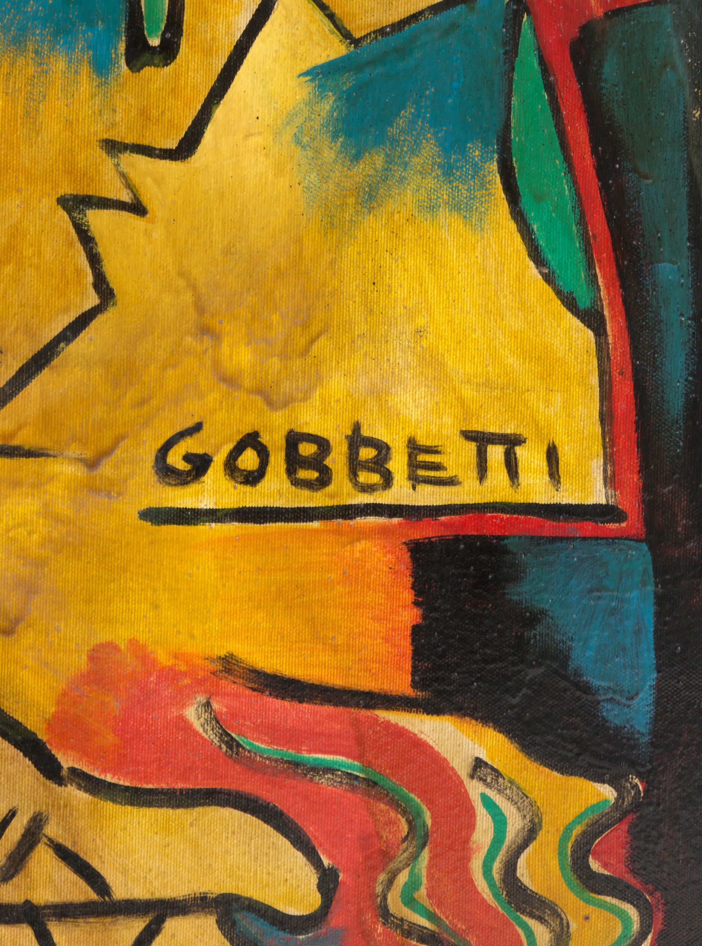Nicola Dusi Gobbetti - Dipinto "omaggio a Kodra"