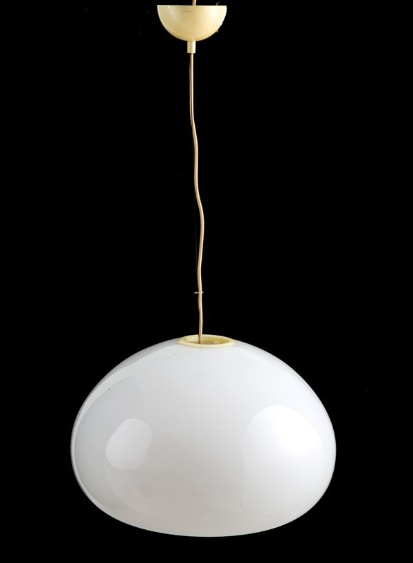 ACHILLE  CASTIGLIONI,PIER GIACOMO CASTIGLIONI - Black & White lamp for FLOS