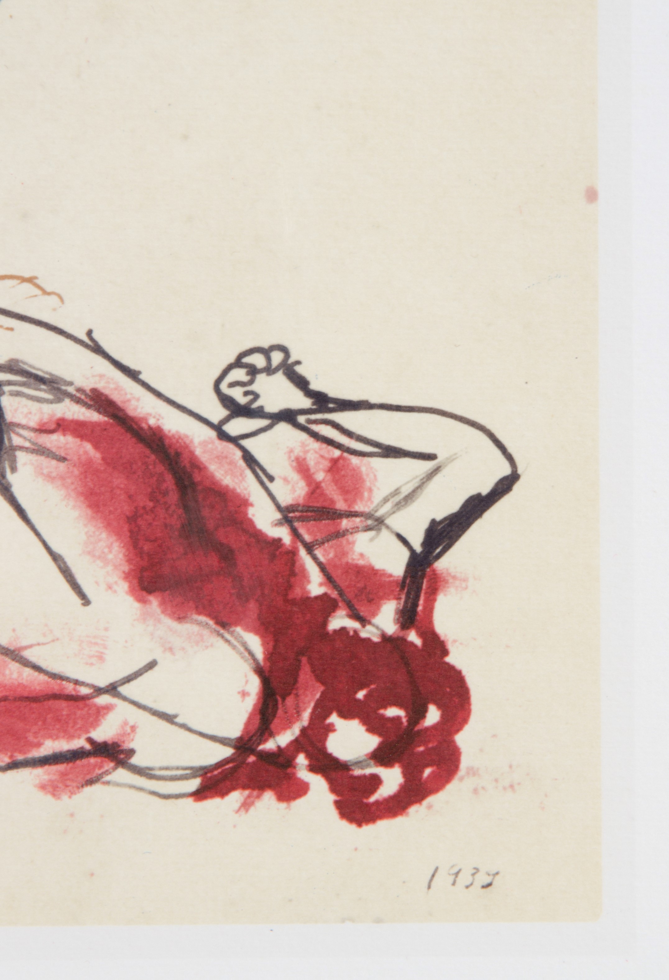 Renato Guttuso - Tecnica Mista "nudi"