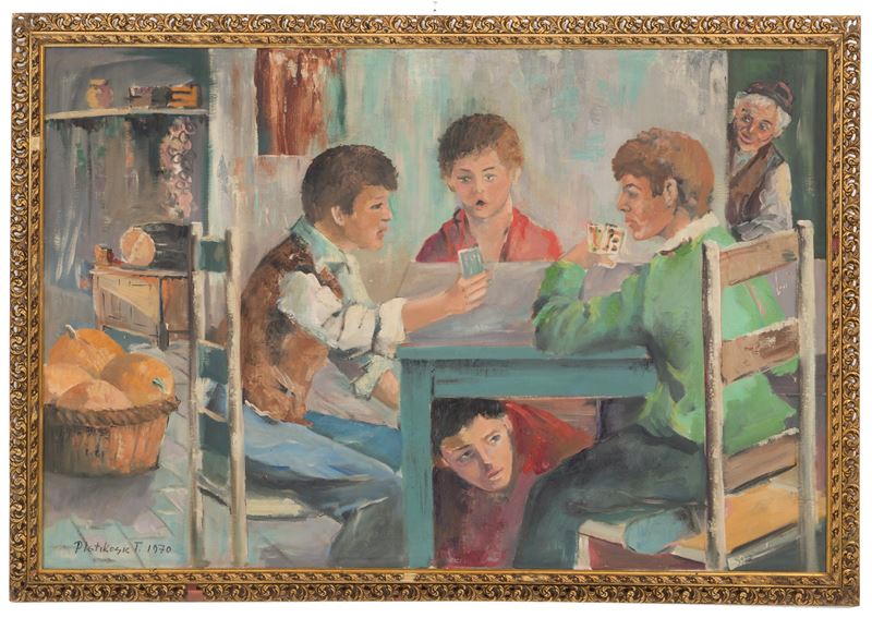 Dipinto "giocatori di Carte"