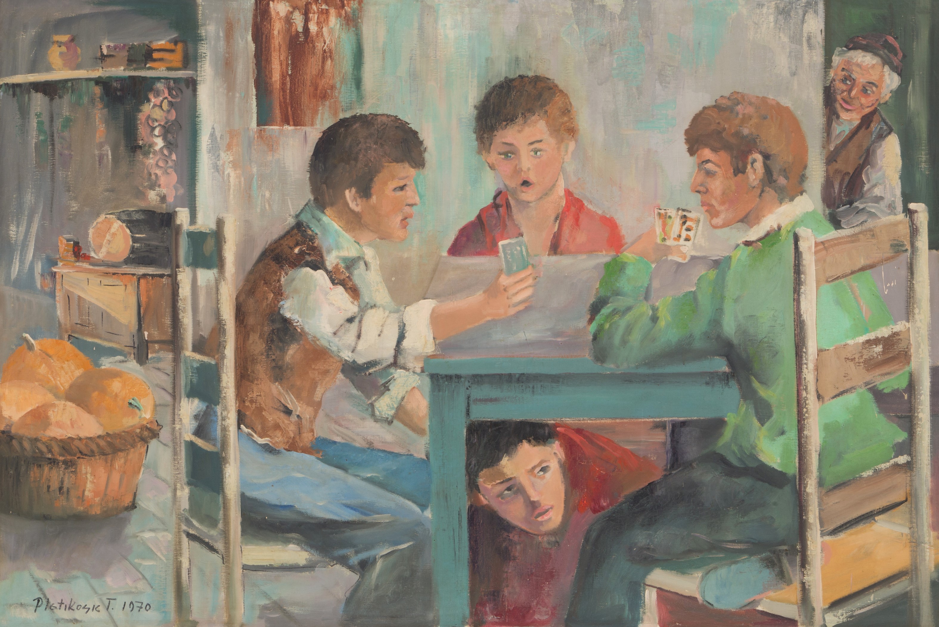 Dipinto "giocatori di Carte"