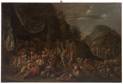 Dipinto "baccanale"