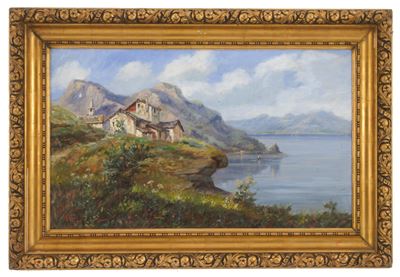 Dipinto "scorcio di Lago"