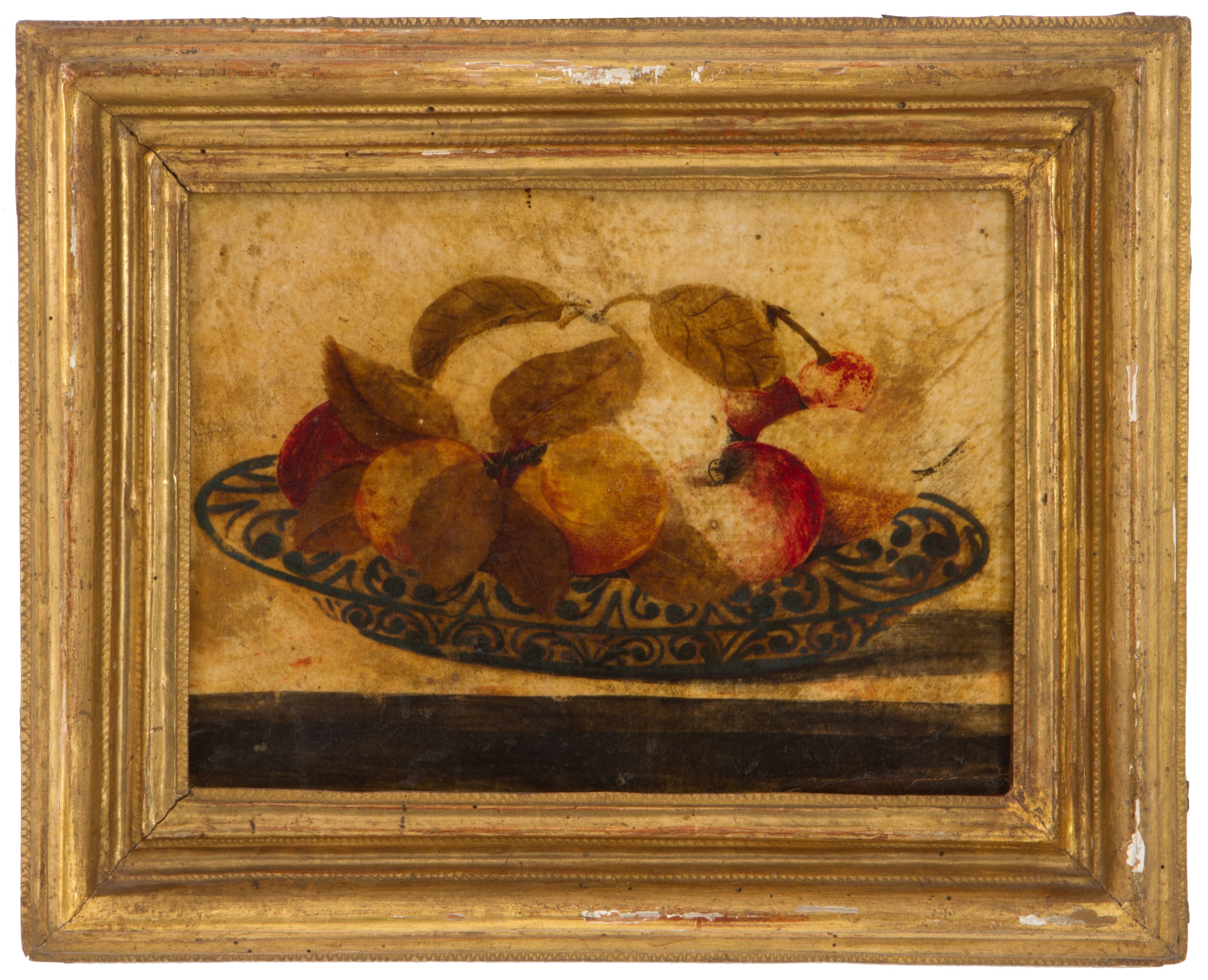 Coppia di Nature Morte su Pergamena
