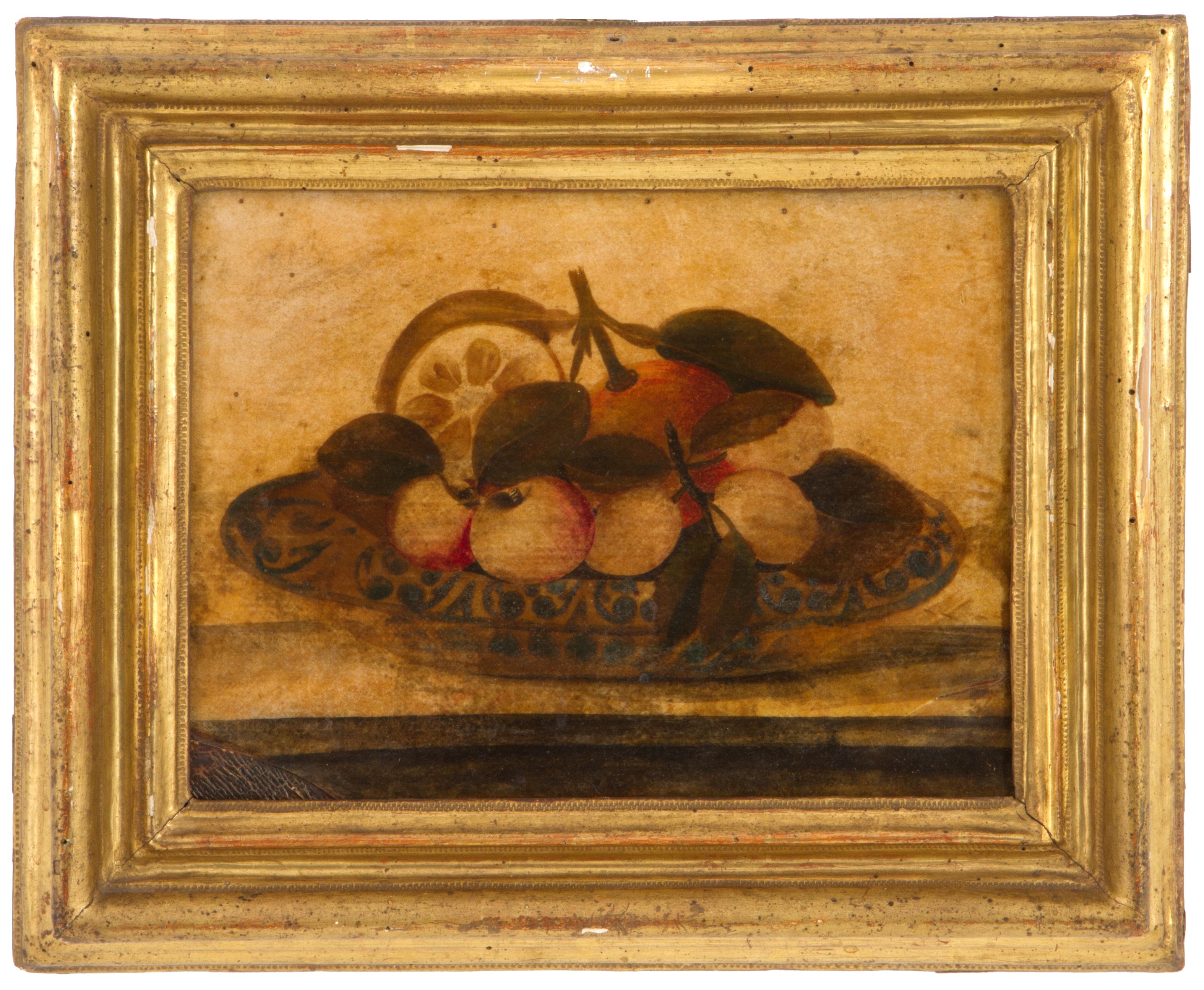 Coppia di Nature Morte su Pergamena