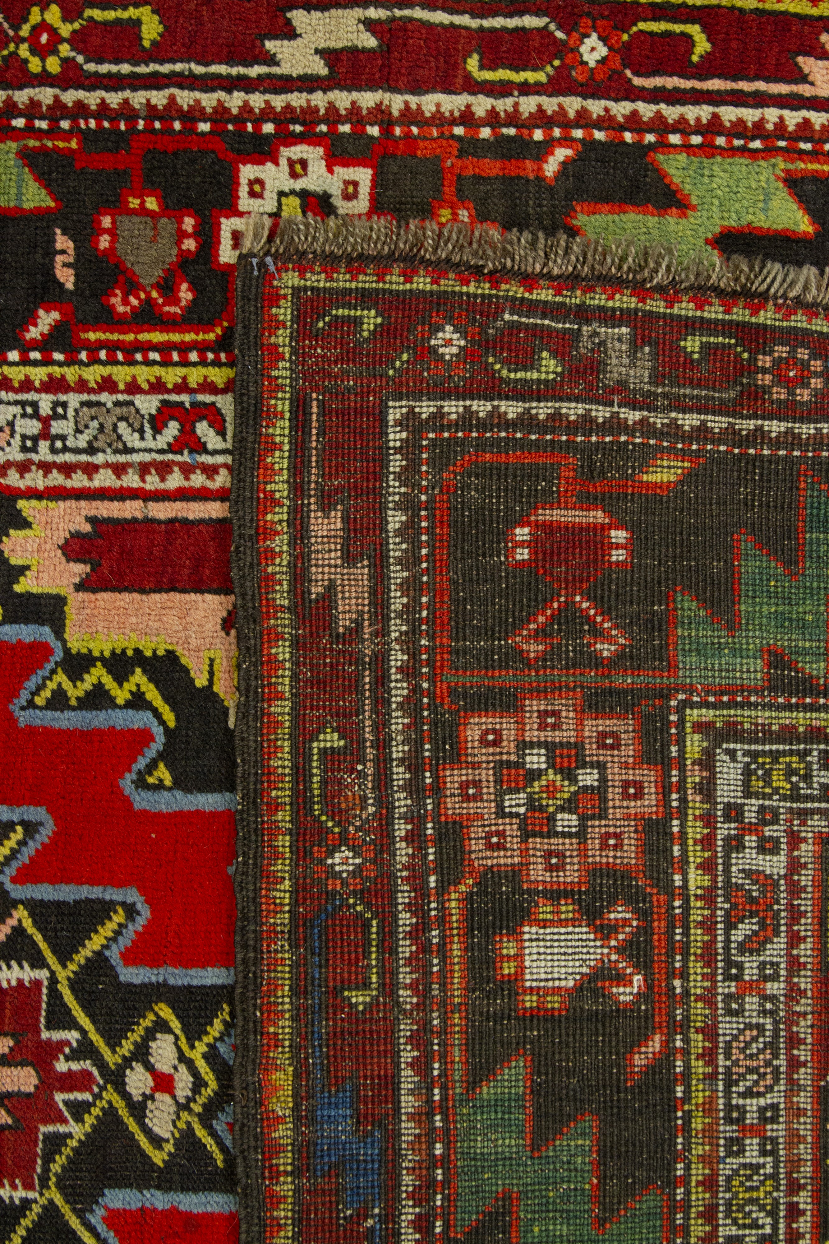 Tappeto Karabagh, Caucaso, circa 1900, 400x120 cm