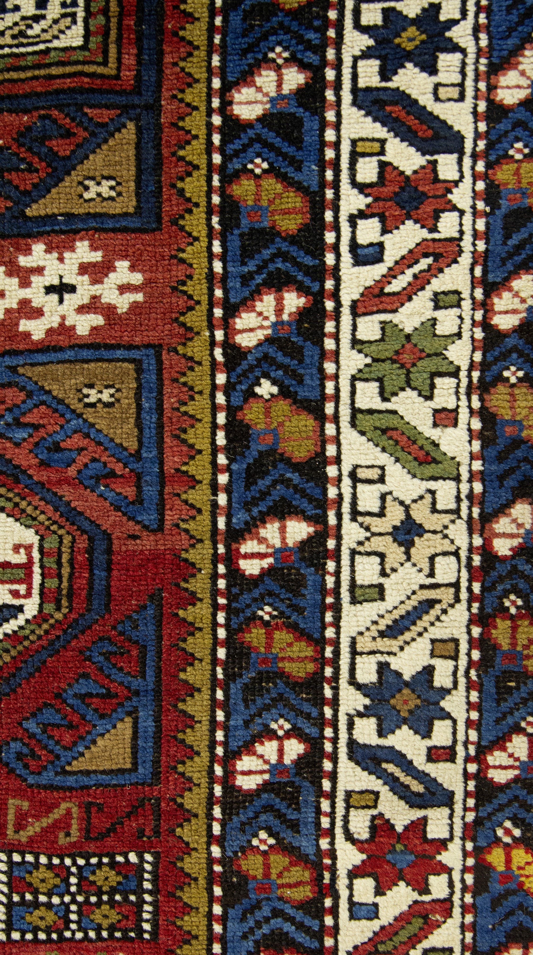 Tappeto Baku Orduch, Caucaso, fine XIX secolo, 323x120 cm