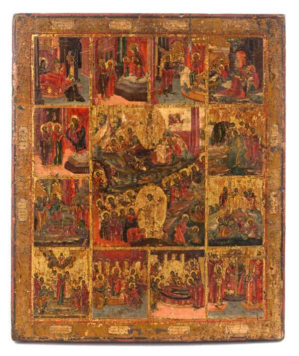 Icon "THE TWELVE GREAT FESTIVAL"