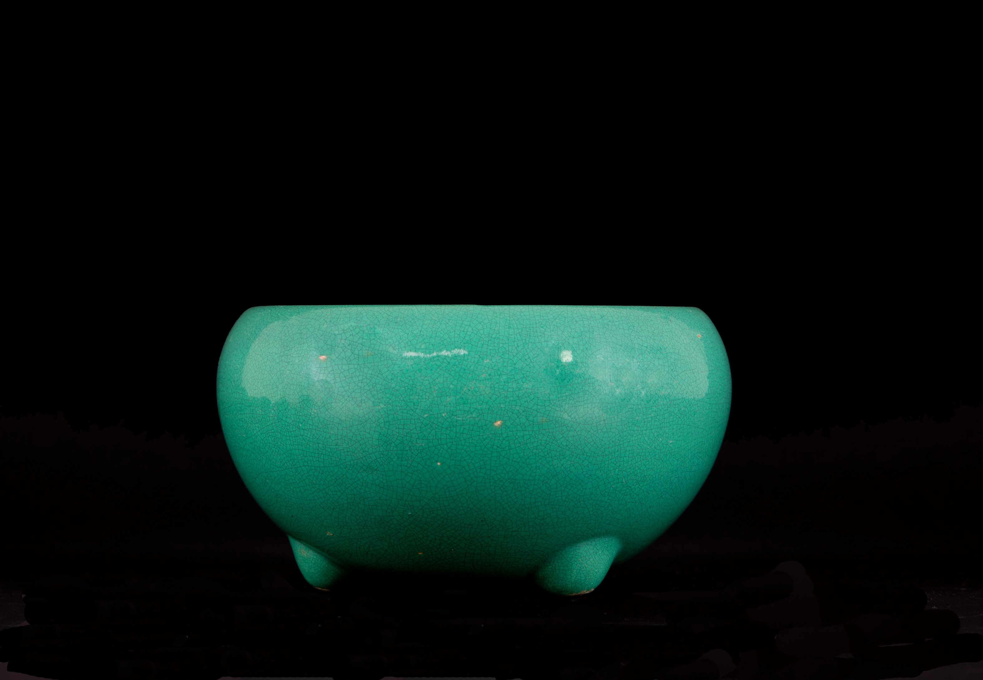 Ciotola smaltata verde