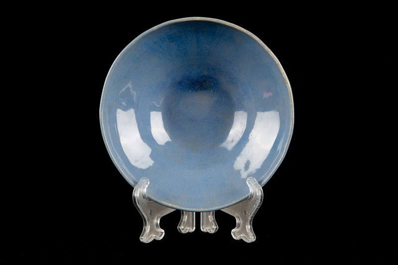 Ciotola smaltata in azzurro