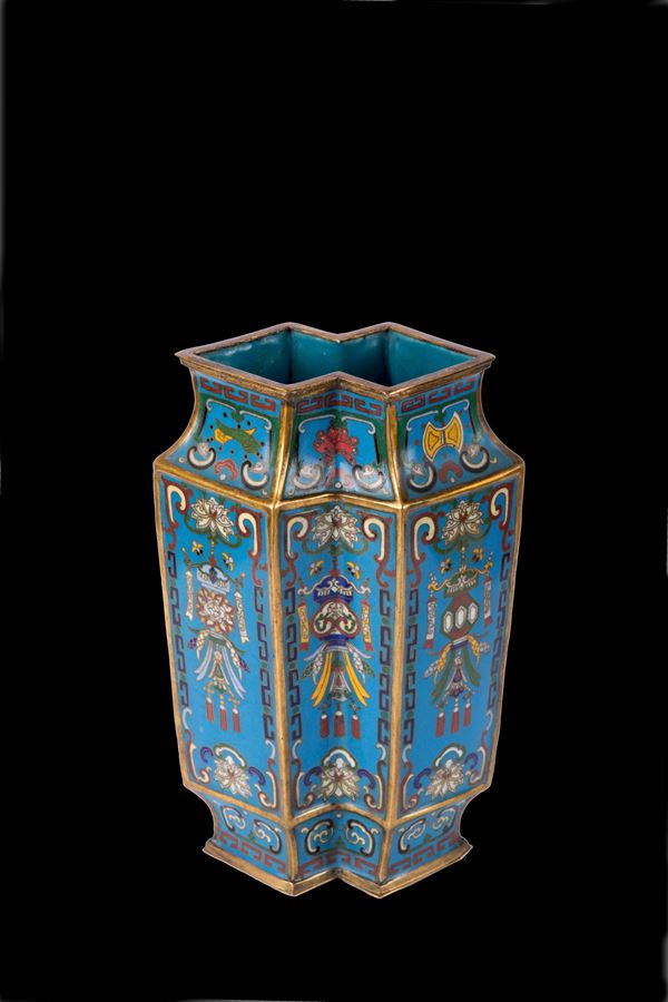 Vaso cloisonnè