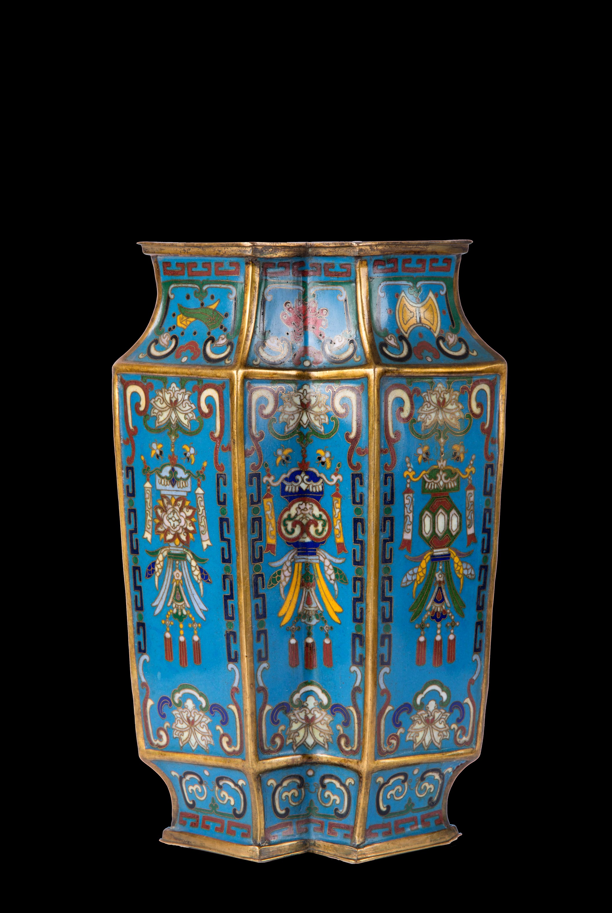 Vaso cloisonnè