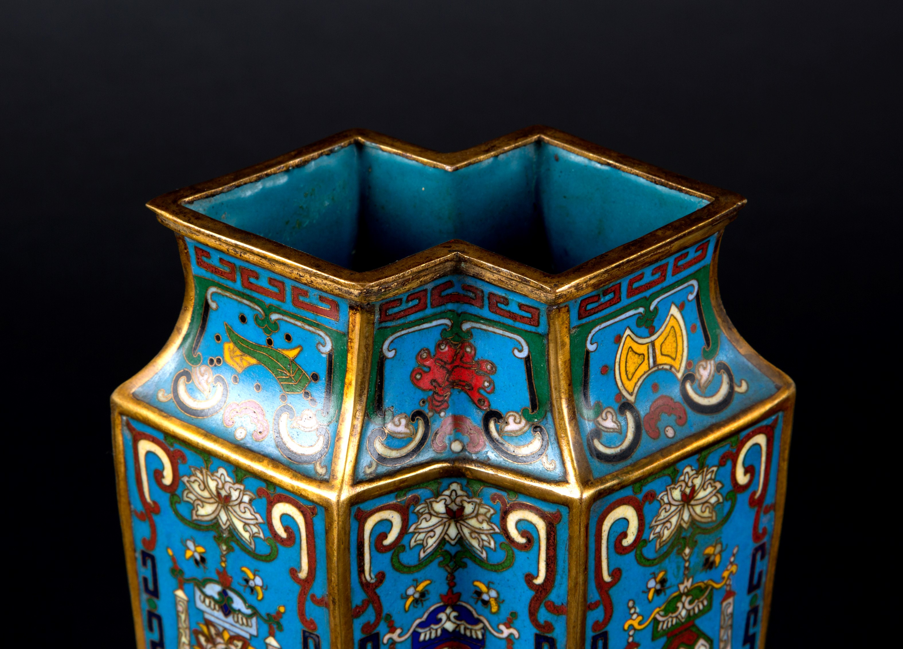 Vaso cloisonnè