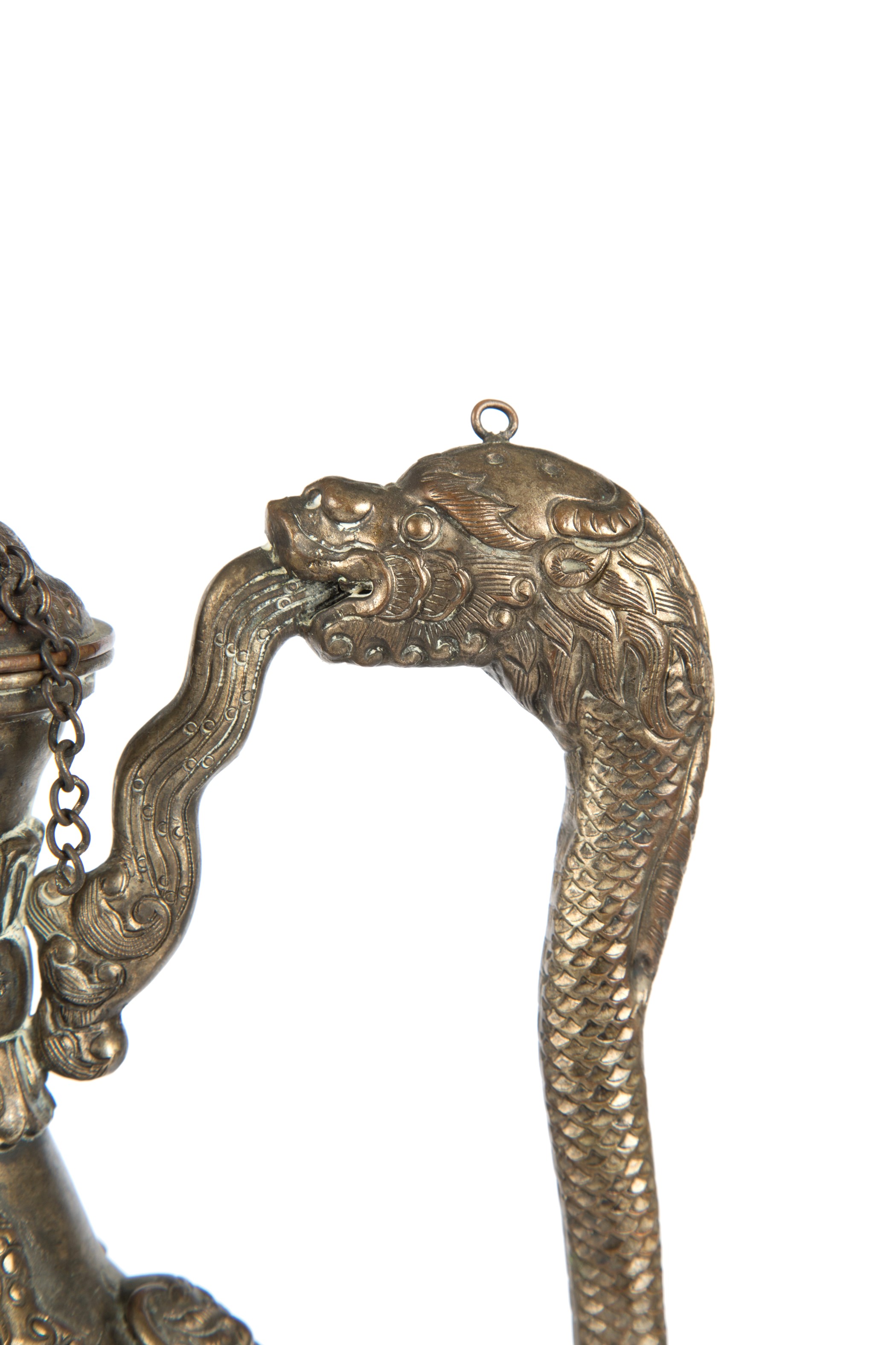 Versatoio in argento con placche