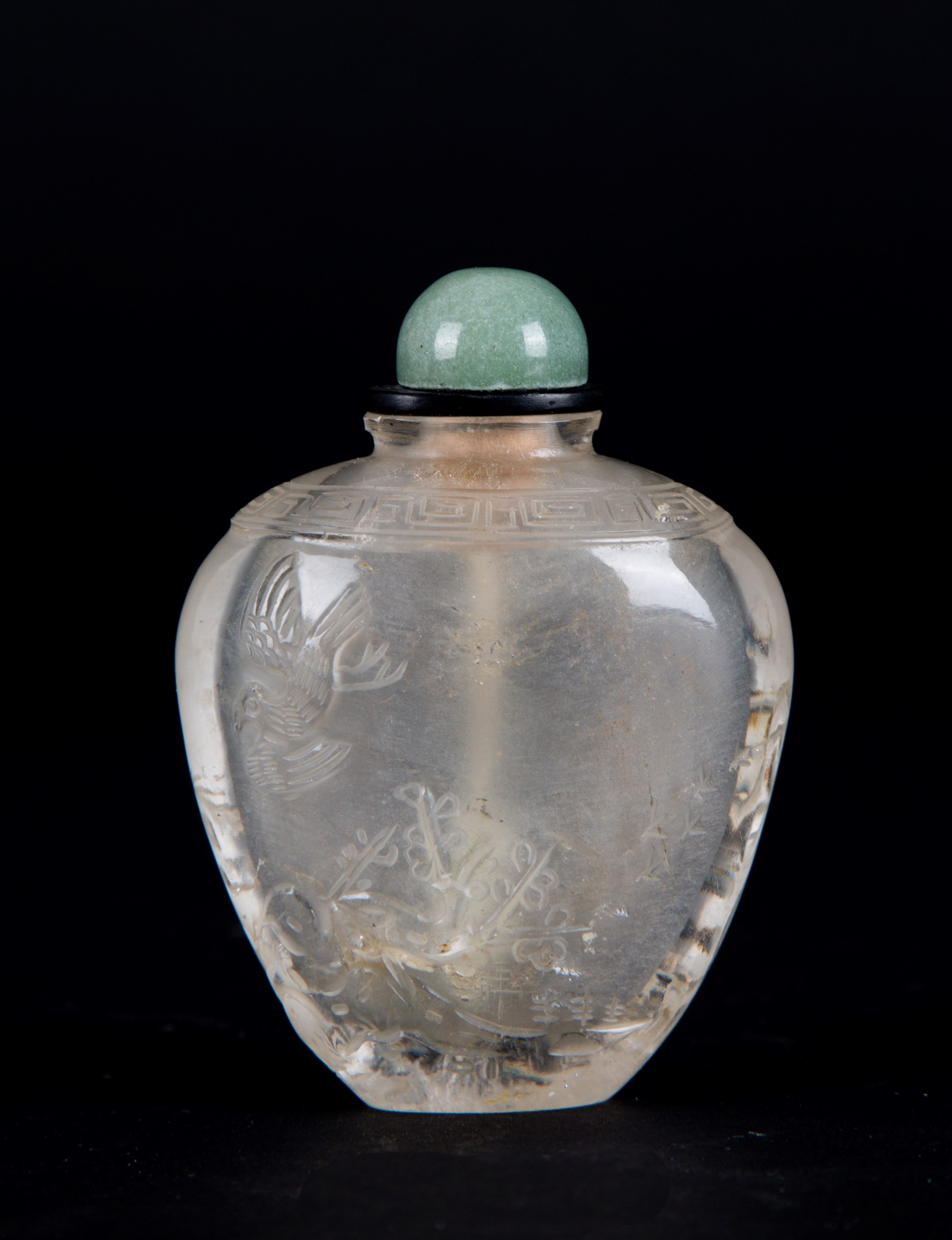 Snuff bottle in cristallo