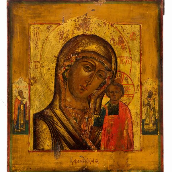 Icona fondo oro 'MADONNA DI KAZAN'