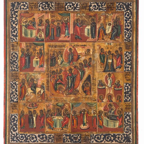 Icon "THE TWELVE GREAT FESTIVAL"
