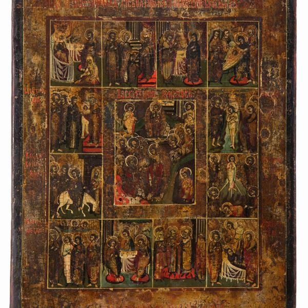 Icon "THE TWELVE GREAT FESTIVAL"