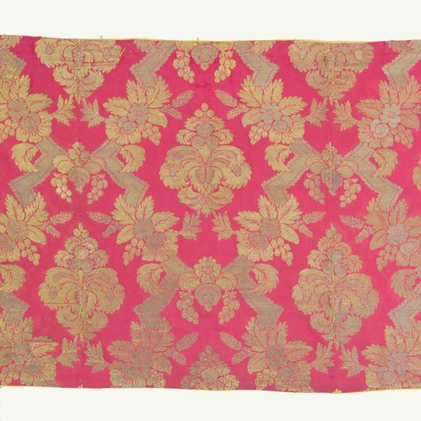 * Florentine silk fragment. Italy
