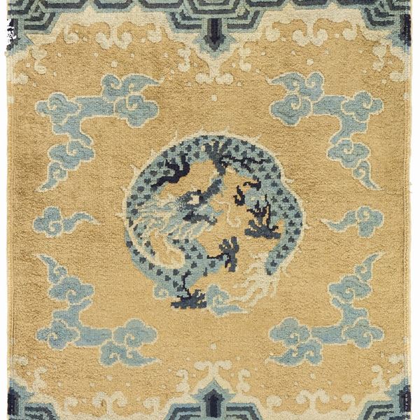 * Ningxia silk carpet. China