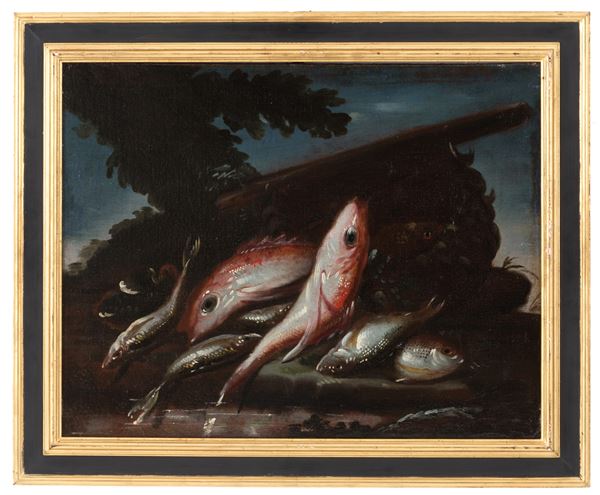 Painting "STILL LIFE WITH FISH"