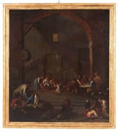 Dipinto "scena di Interno"
