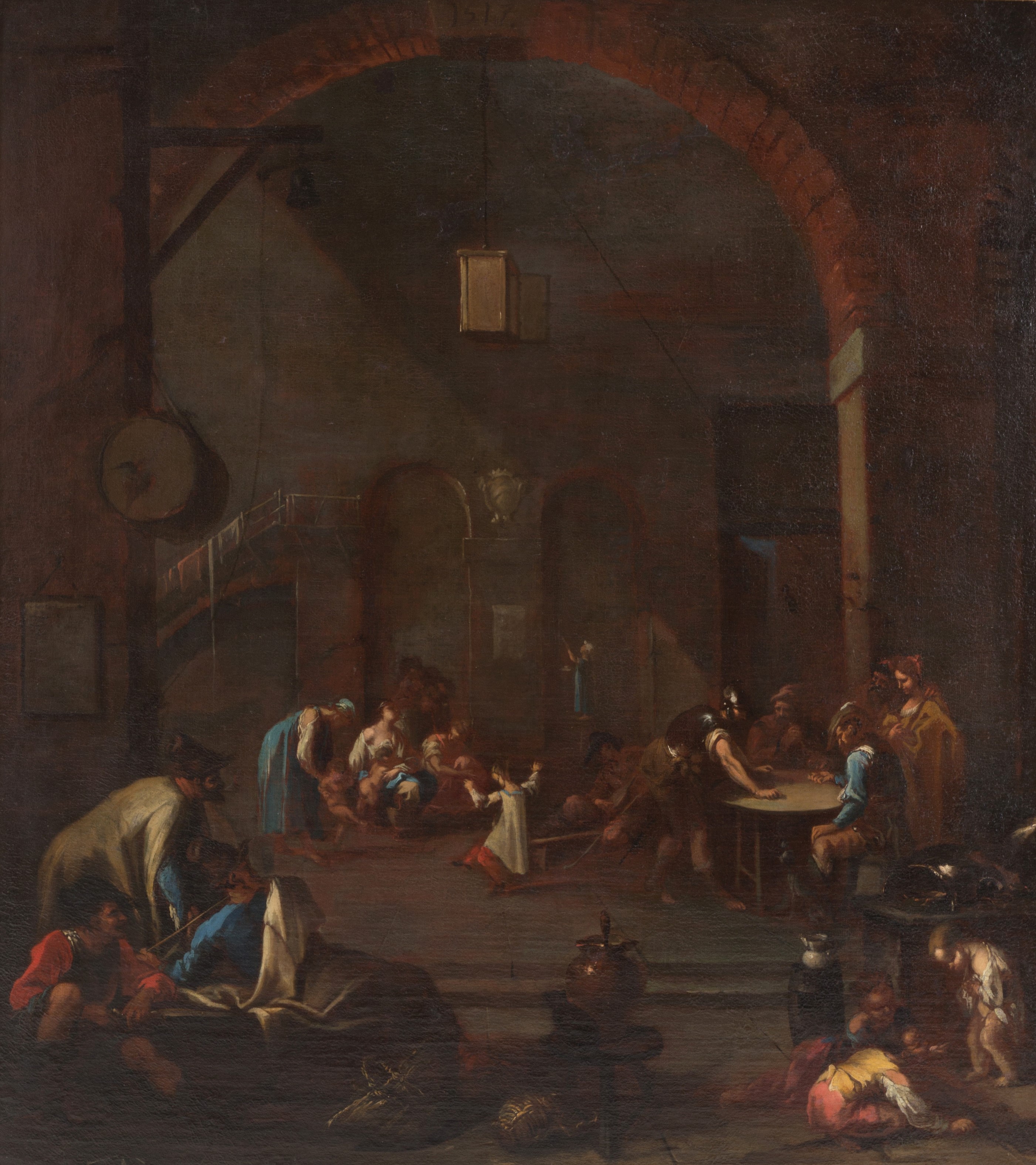 Dipinto "scena di Interno"