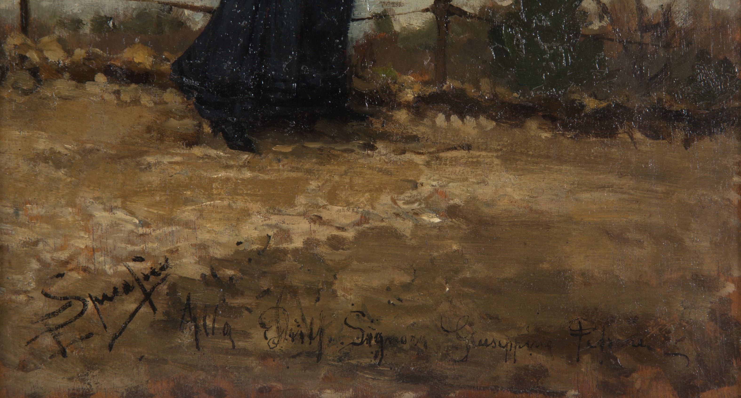 Eugenio Spreafico - Dipinto "donna al Lago"