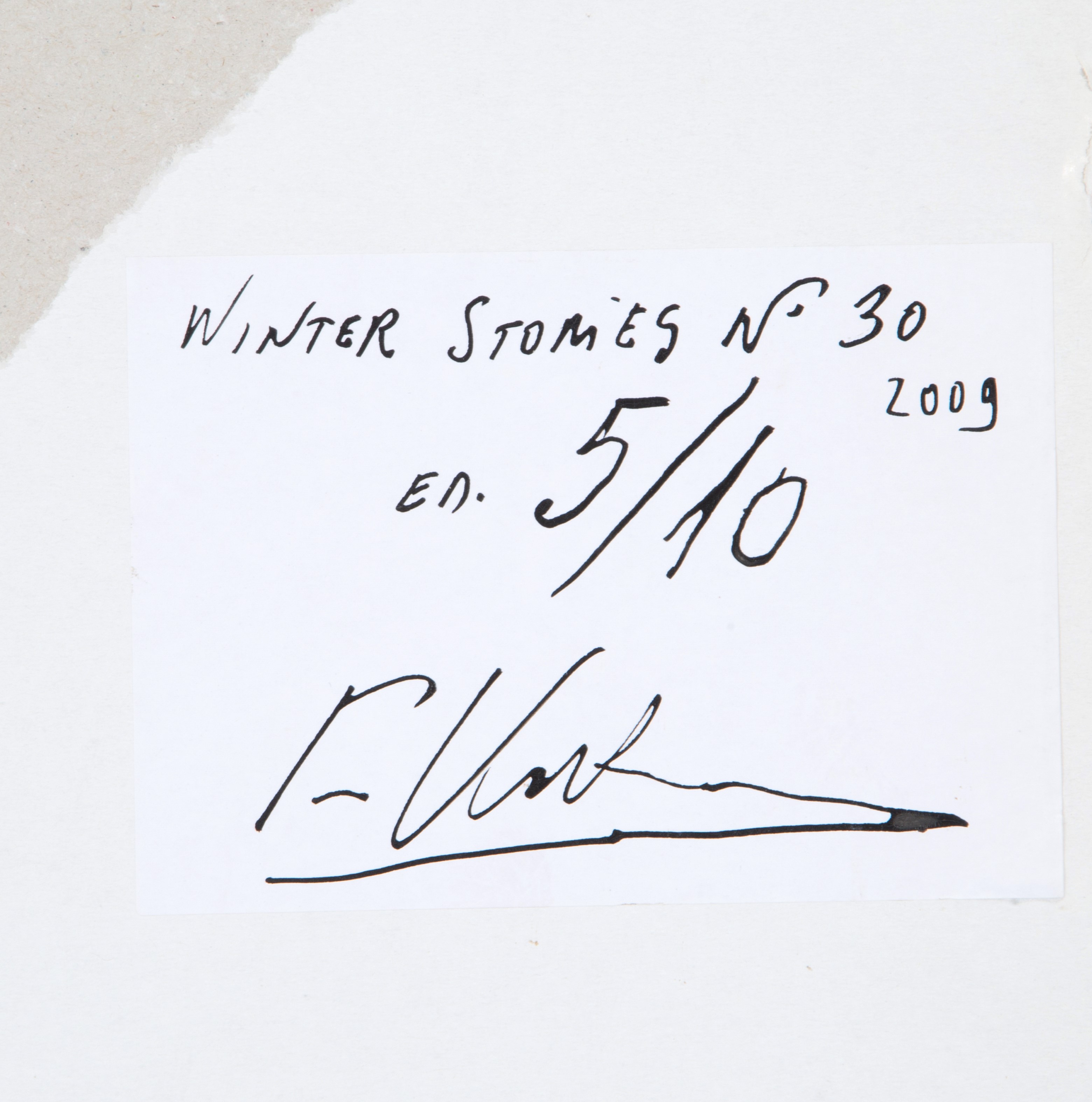 Paolo Ventura - “winter Stories N° 30, 2009”