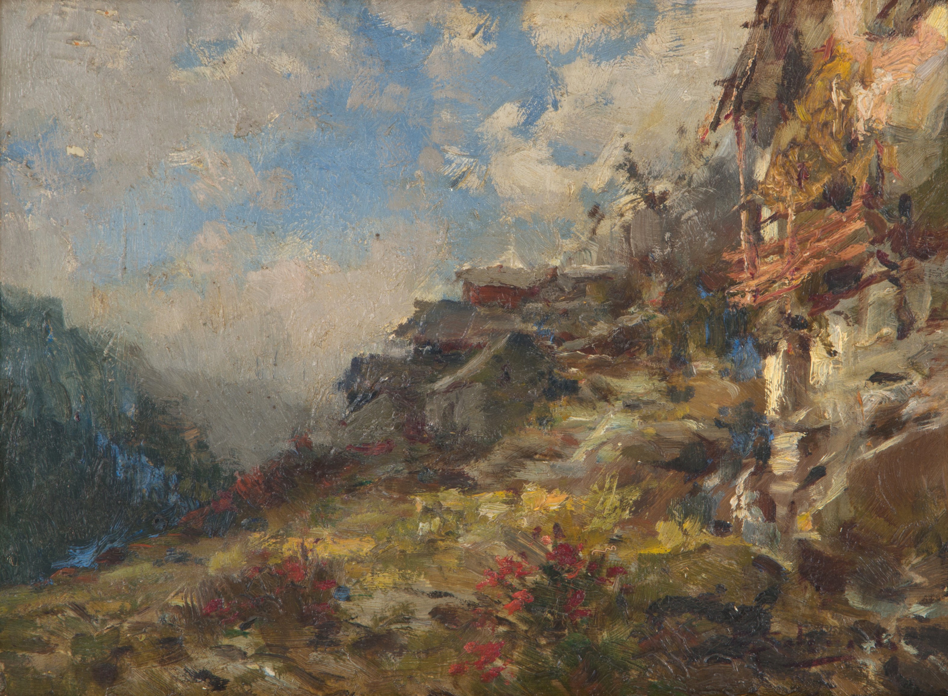Giuseppe Solenghi - Dipinto "val Malenco"