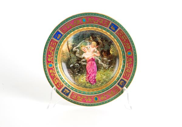 Piatto  "VENERE E CUPIDO"