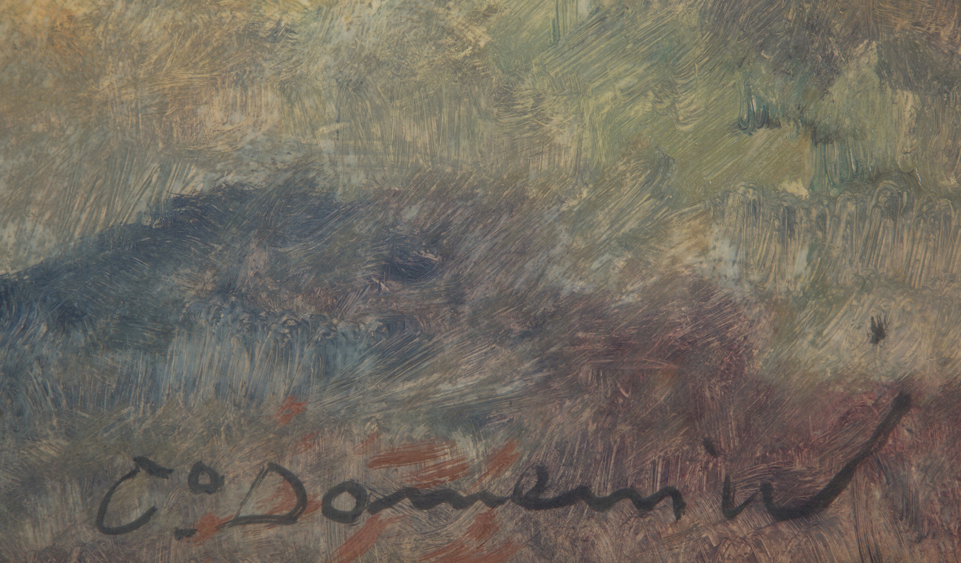 Carlo Domenici - Dipinto "vendemmia"